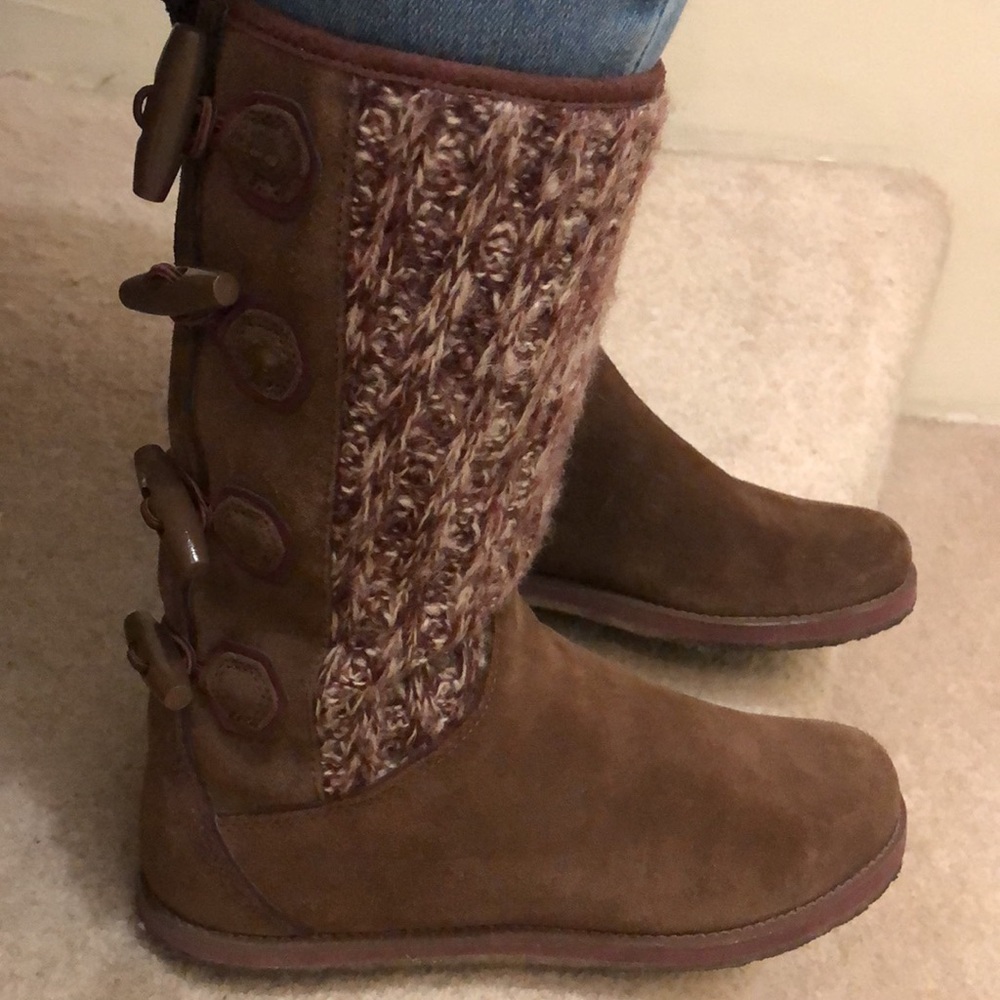 Timberland Suede & Knit Boots